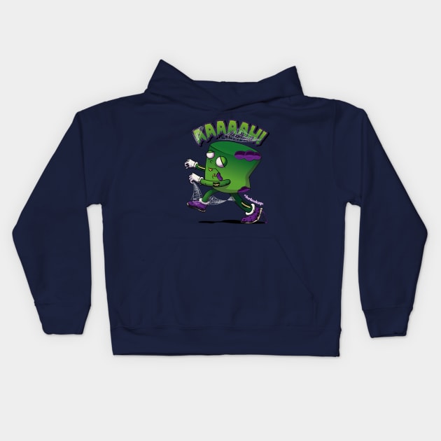 The Marshmallow Zombie Kids Hoodie by HarlinDesign